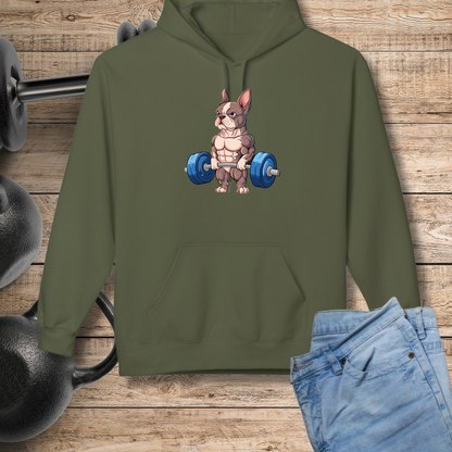 French Bulldog Weightlifting Memes Deadlift Hoodie