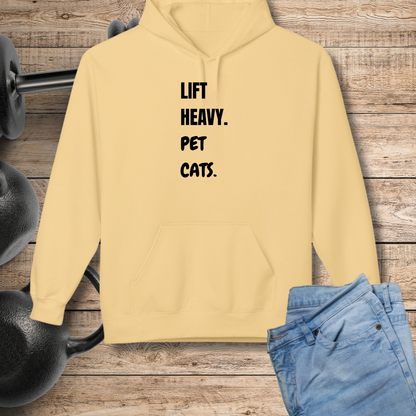 Lift Heavy Pet Cats Hoodie