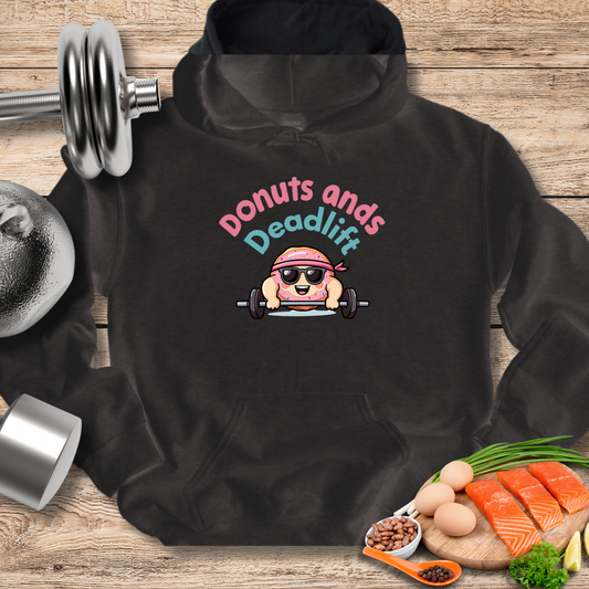 Donuts and Deadlifts Meme Hoodie