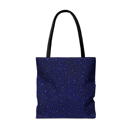 Personalized Name Cute Cat Float Ocean Starry Sky Tote Bag