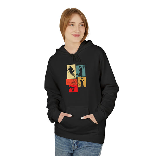 Retro Anime Basketball Vibes Hoodie