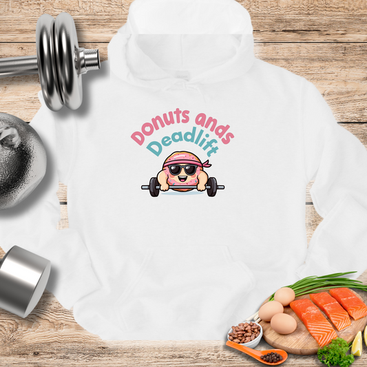 Donuts and Deadlifts Meme Hoodie