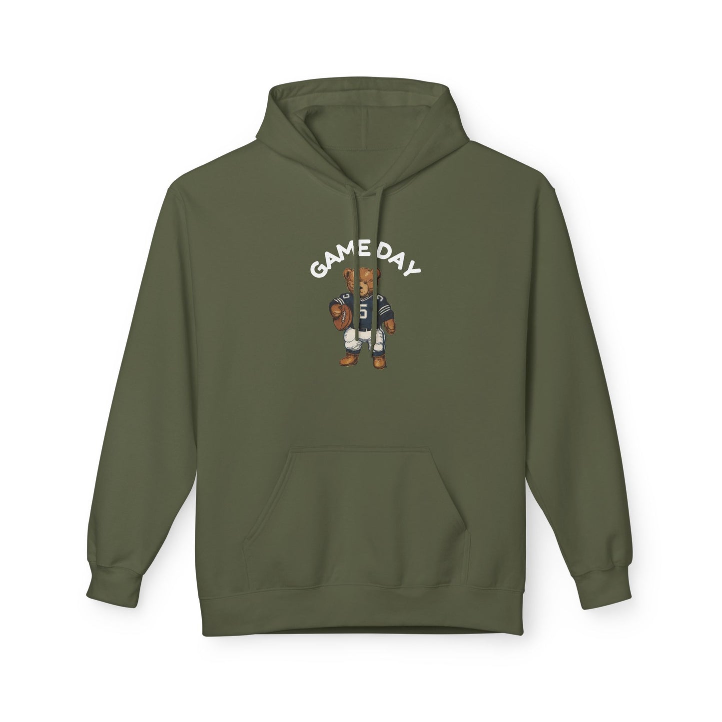 Cute Bear Game Day Football Hoodie