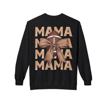 MAMA Football Ribbon Bow Sweatshirt