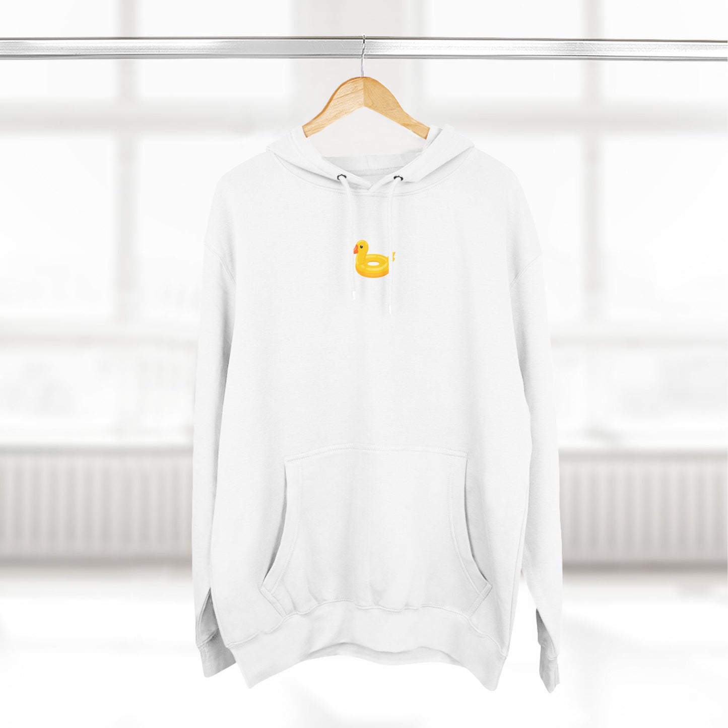 Cute Duckling Swimming Float Hoodie