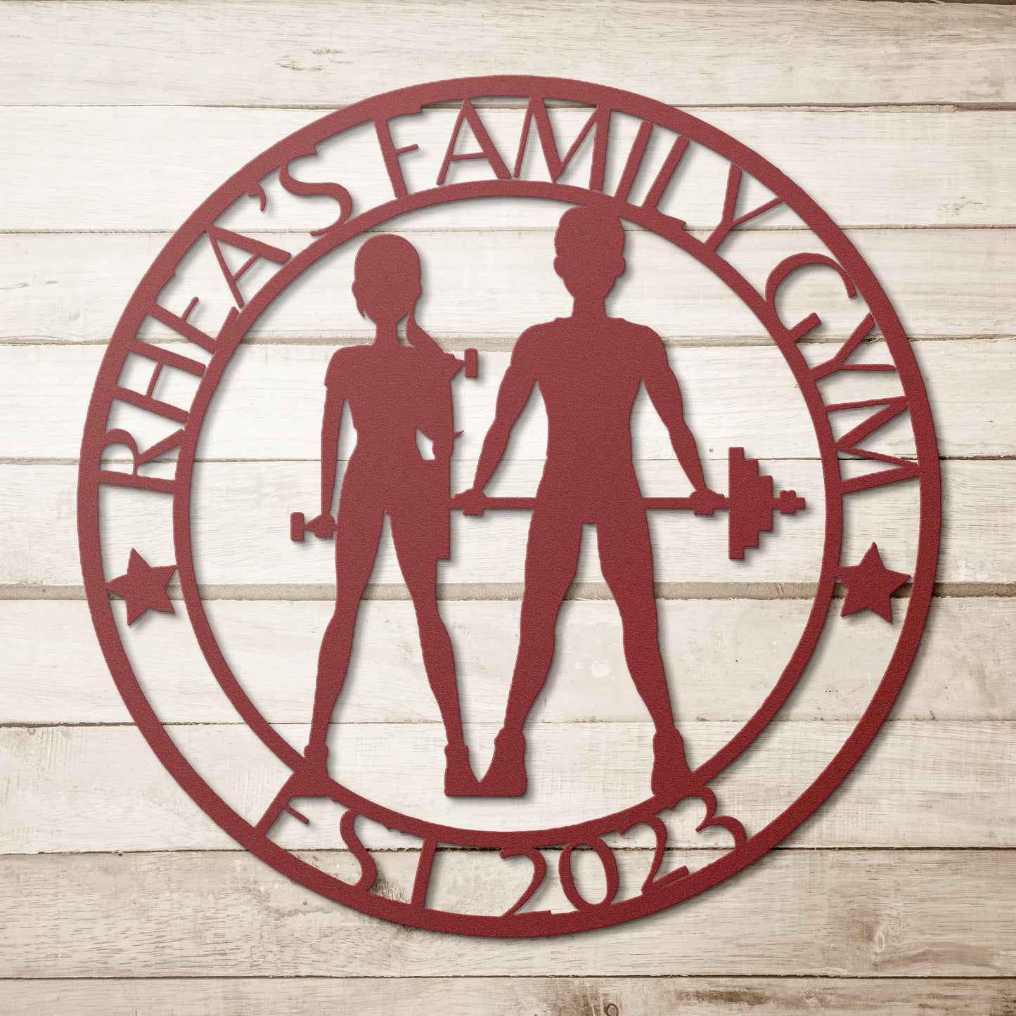 Personalized Couple Metal Sign