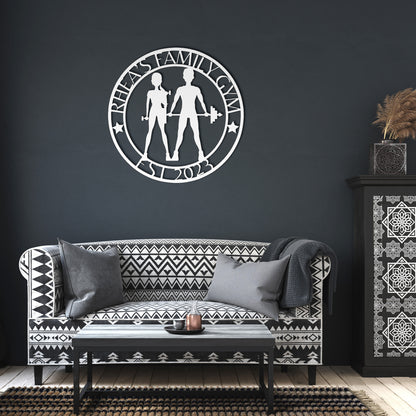 Personalized Couple Metal Sign
