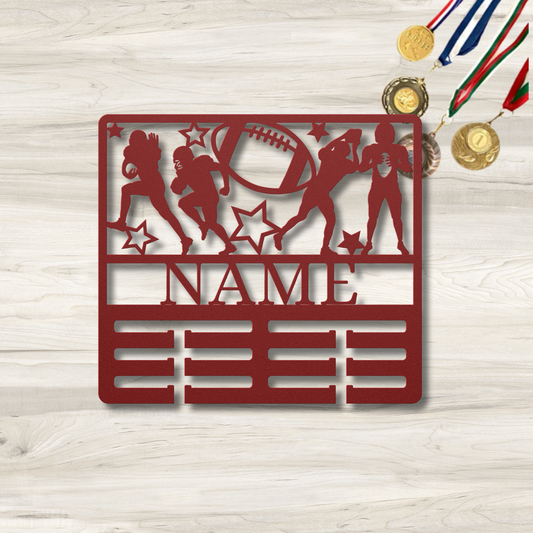 Leader Award Football | Personalized Football Award Holder Metal Signs