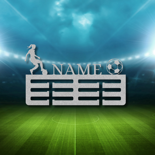She's Award Soccer |  Personalized Soccer Award Metal Signs