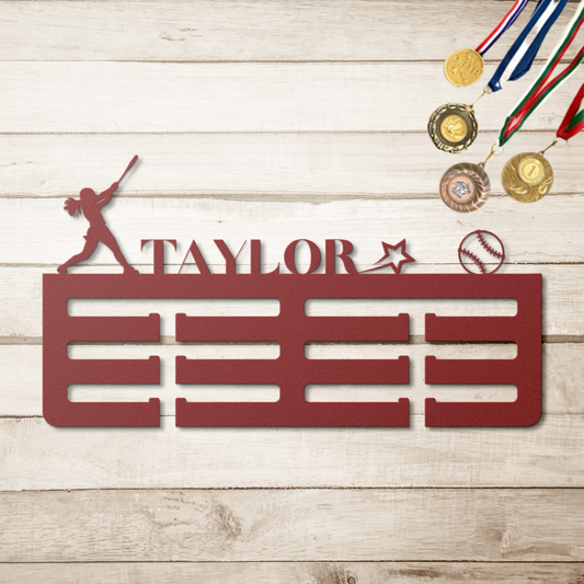 She's Award Baseball | Personlised Baseball Award Holder Metal Signs