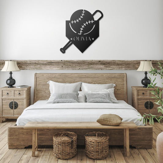 Passion | Personlised Baseball Metal Sign