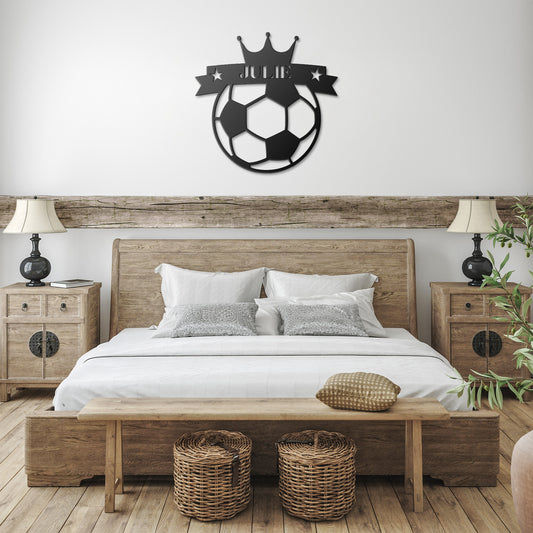 Soccer Queen | Personlised Soccer Metal Signs