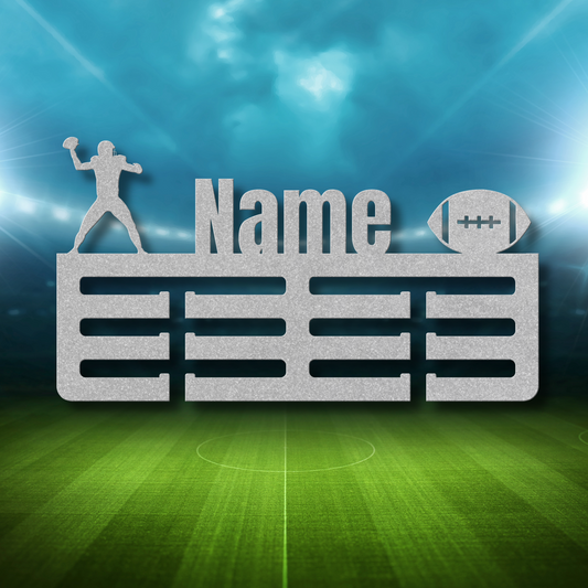 Personlised Football Award Metal Signs